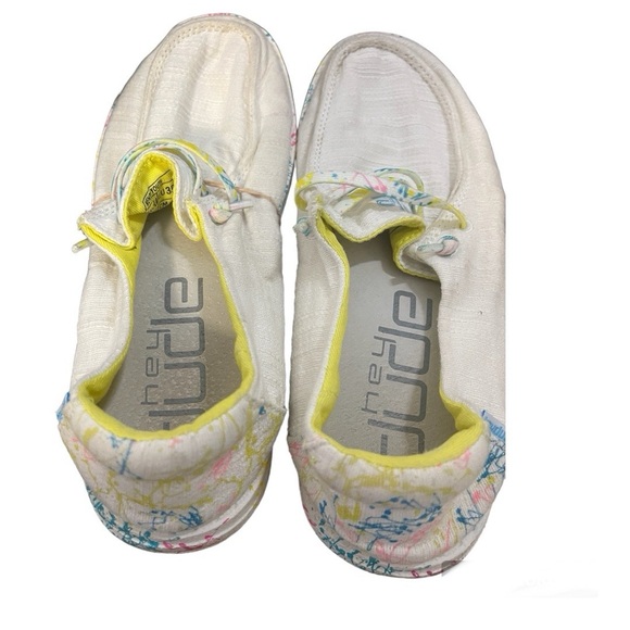 HEY DUDE WENDY YOUTH SUGAR VIBE LOAFERS YOUTH SIZE 3 - Picture 4 of 5